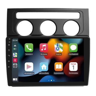 Штатна магнітола Volkswagen Touran 2003-2010 Black Climate Cyclone C10-012 4x64 DSP 4G