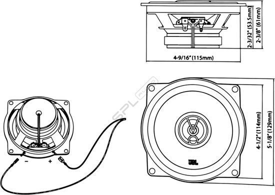 Коаксіальна акустика JBL STAGE1 51F
