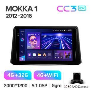 Штатная магнитола Teyes CC3 2K 4+32 Gb Opel Mokka 1 2012-2016 9"