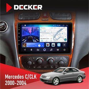 Штатна магнітола Mercedes-Benz C-Class (W203) 2000-2004 AMP Decker D9-006 4x64, 4G