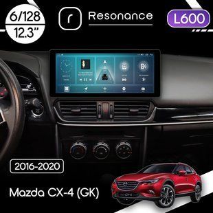 Магнітола Mazda CX-4 (GK) (2016-2020) Resonance L600 6/128 12.3" QLED, 360 (Audi Style)