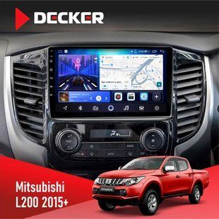 Штатна магнітола Mitsubishi L200 2015 Climate Decker D9-006 4x64, 4G