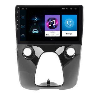 Штатна магнітола Lesko для Peugeot 108 2014-2021 екран 10" 1/16Gb Wi-Fi GPS Base