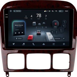 Штатна магнітола Teyes CC4 Pro 2k 12+256 Gb Mercedes-Benz S-Class W220 1998-2005 9"