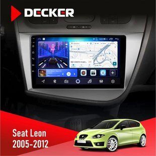 Штатна магнітола Seat Leon 2005-2015 Decker D9-006 4x64, 4G